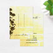 Rustikale Blumenkarte Boho Hair Clips Display Card (Schreibtisch)