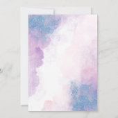 Rustikale Blumenkarte - Paket für kleine Unternehm Dankeskarte (Rückseite)