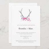 Rustikale Blumenkästen Einladungen für Probe (Vorne/Hinten)