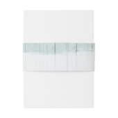 Rustikale Blumenkuh Skull Boho Einladung zur Hochz Einladungsbanderole (Rückseitenbeispiel)