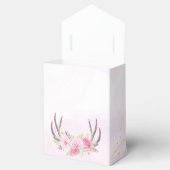 Rustikale Blumenläden Blush Pink & Gold Marmor Geschenkschachtel (Geöffnet)