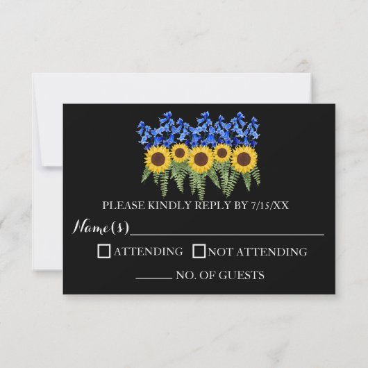 Rustikale Blumenläden, die einladen UAWG Ankündigung (Rückseite)