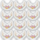 Rustikale Blumenläden Pastell Aquarellplaner Aufkleber (Vorderseite)