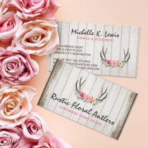 Rustikale Blumenläden Shabby Chic Rose & Holz