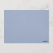 Rustikale Blumenmason Jar Brautparty laden ein Postkarte (Rückseite)