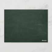 Rustikale Blumenmason Jar Brautparty laden ein Postkarte (Rückseite)