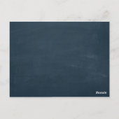 Rustikale Blumenmason Jar Brautparty laden ein Postkarte (Rückseite)