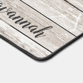 Rustikale Blumenmatte Schreibtischunterlage (Ecke)