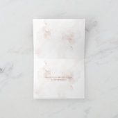 Rustikale Blumenpampas sind nicht mehr eingeschlos Dankeskarte (Innenseite)