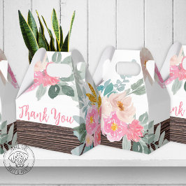 Rustikale Blumenparty-Geschenkverpackung Gable Box Geschenkschachtel