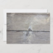 Rustikale Blumenplatte Bridal Dusche Einladung (Rückseite)