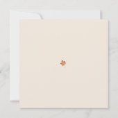 Rustikale Blumenpumpenkarte Karte (Rückseite)