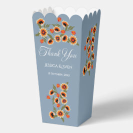 Rustikale, blumenskandinavische Volkshochzeit Insp Geschenkschachtel