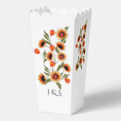 Rustikale, blumenskandinavische Volkshochzeit Insp Geschenkschachtel (Rückseite)