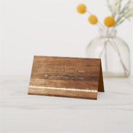 Rustikale Blumenstall Hochzeitssaison-Platzkarte Platzkarte