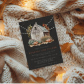 Rustikale Blumenstrauß Einladung