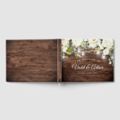 Rustikale Blumenstrauß-Hochzeit Gästebuch (Voll)