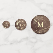 Rustikale Blumenstrauß Wedding Confetti Konfetti (Vorderseiten)