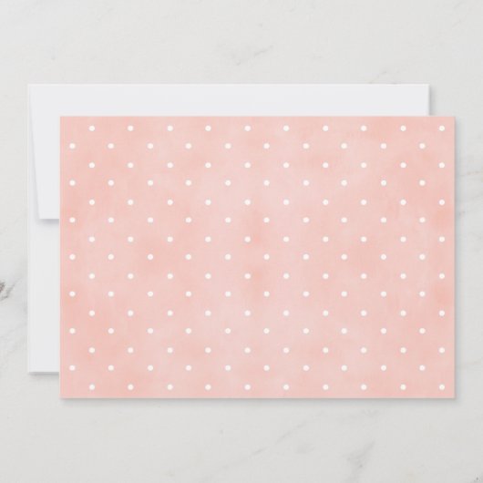 Rustikale Blumentiere Kinderdusche Einladung (Rückseite)