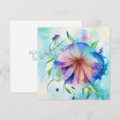 Rustikale Blumenwiese Blumenwiese Individuelle Nam Feiertagskarte (Vorne/Hinten)