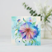 Rustikale Blumenwiese Blumenwiese Individuelle Nam Feiertagskarte (Stehend Vorderseite)