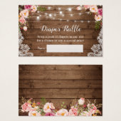 Rustikale Blumenzange-Lichter, die sich in einem W (Vorne & Hinten)