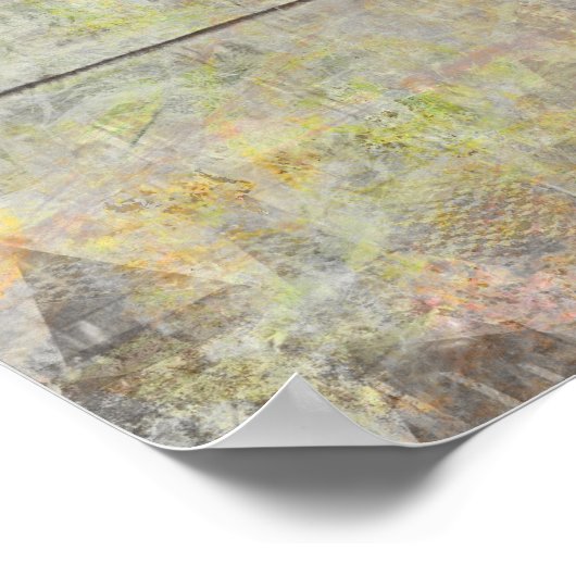 Rustikale Blumenzange Poster (Ecke)