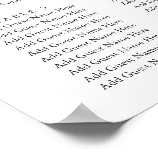 Rustikale Blumenzellenübersicht Poster (Ecke)