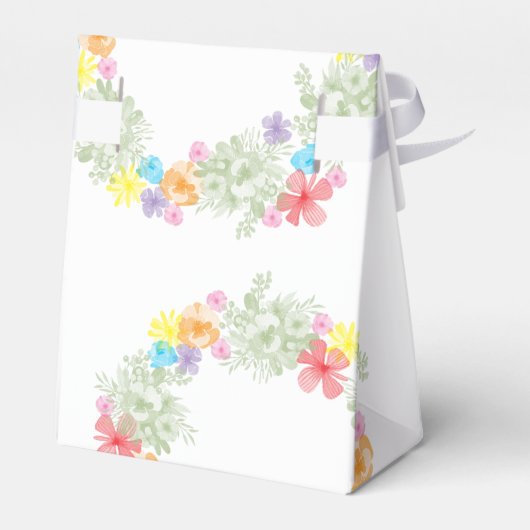 Rustikale Blumenzeremonie Geschenkschachtel (Rückseite)