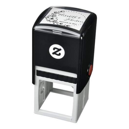 Rustikale Blumenzeremonie rettet das Datum Permastempel (Produkt)