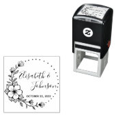 Rustikale Blumenzeremonie rettet das Datum Permastempel (Beispiel)