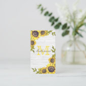 Rustikale Blumenzwiebelblumen UAWG Begleitkarte (Stehend Vorderseite)