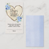 Rustikale Blumenzwiebelkarten Begleitkarte (Vorne/Hinten)