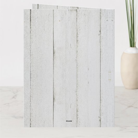 Rustikale Blush Wasserfarbe Blumenzwiebelblüte Hoc Dankeskarte (Rückseite)