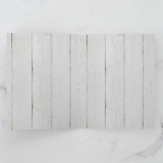 Rustikale Blush Wasserfarbe Blumenzwiebelblüte Hoc Dankeskarte (Innenseite)