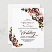 Rustikale Blüte auf einer Hochzeit (Vorne/Hinten)