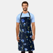 Rustikale Blüten: botanische Illustration. Schürze (Getragen)