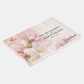Rustikale Blüten | Cherry Blossom Wedding Gästebuch (Ecke)