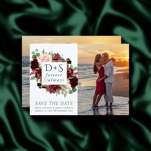 Rustikale Blüten | Foto Terracotta und Marsala Red Save The Date