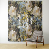 Rustikale Blüten für ihre individuelle Altersvorso Wandteppich (Beispiel)