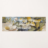 Rustikale Blüten für ihre individuelle Altersvorso Yogamatte (Vorderseite (Horizontal))