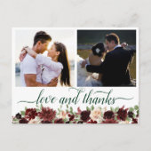 Rustikale Blüten | Terracotta 2 Foto Liebe und Dan Postkarte (Vorderseite)