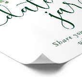 Rustikale Blüten | Terracotta Marsala Date Night J Poster (Ecke)