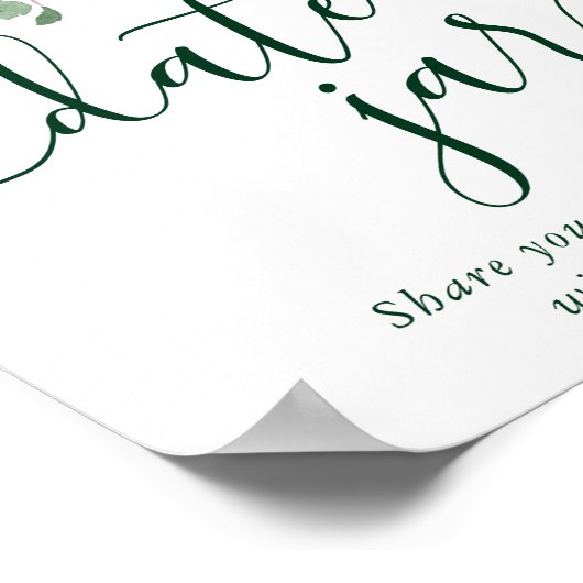 Rustikale Blüten | Terracotta Marsala Date Night J Poster (Ecke)