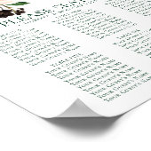 Rustikale Blüten | Terracotta und Marsala Seekarte Poster (Ecke)