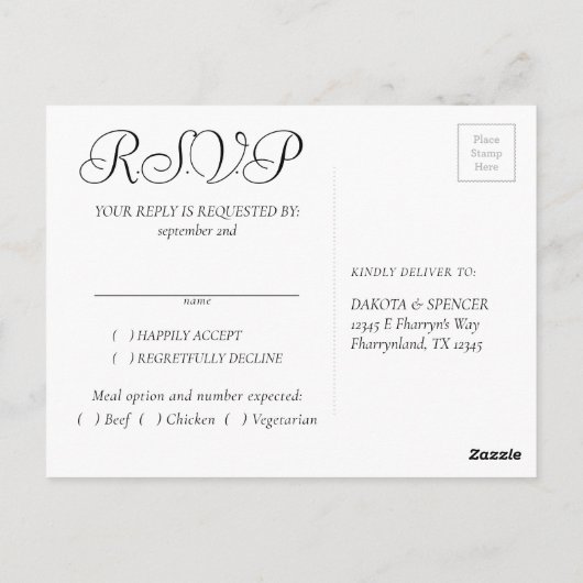 Rustikale Blüten | Terracotta und Marsala UAWG Ent Postkarte (Rückseite)