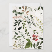 Rustikale Blüten und Geweihe Hochzeitsnacht Bordea (Rückseite)