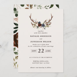 Rustikale Blüten und Geweihe Hochzeitsnacht Bordea