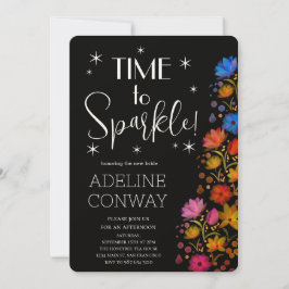 Rustikale Blüten und verborgene Träume Einladung