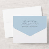 Rustikale Blütencreme All In One Einladung (Rückseite)